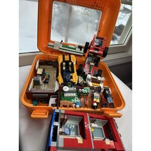 Lego Lot Of Random Blocks And Figures Slabs Boat Vehicles Plus 2.7 Lbs